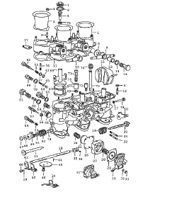 Repair material -71 911 t for carburetor (107-05)