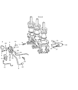 Repair material -71 911 t for 72- 911 t carburetor vergaser (107-15)