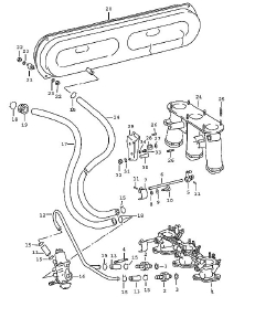 Vacuum system -71 911 e spm for clutch release injection system (107-50)