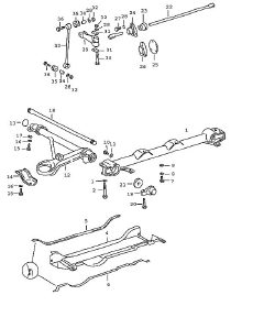 Front axle stabilizer (401-00)