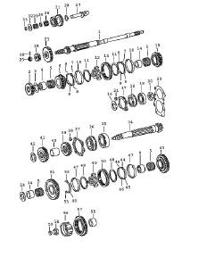 Gears and shafts 72- (303-35)