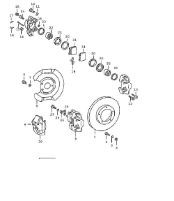 Disc brake front (602-00)