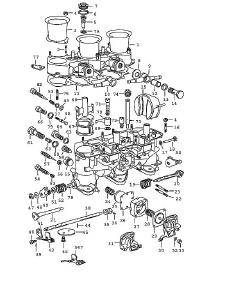 Single parts -68 911 /l/s/tu carburetor 69- 911 t (107-05)