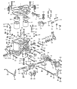 Single parts 912 for 616/36/37 carburetor 616/39/40 (107-15)