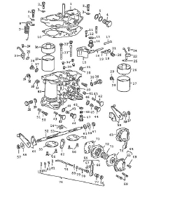 Single parts -68 912 for 616/36/37 carburetor (107-17)