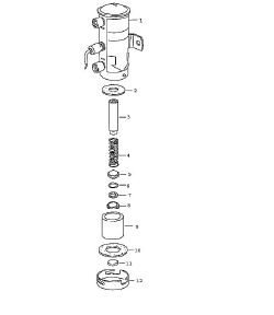 Single parts -68 911 /l/s/tu for fuel pump electric (201-04)