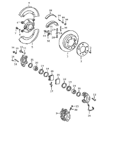 Disc brake -68 rear (603-00)